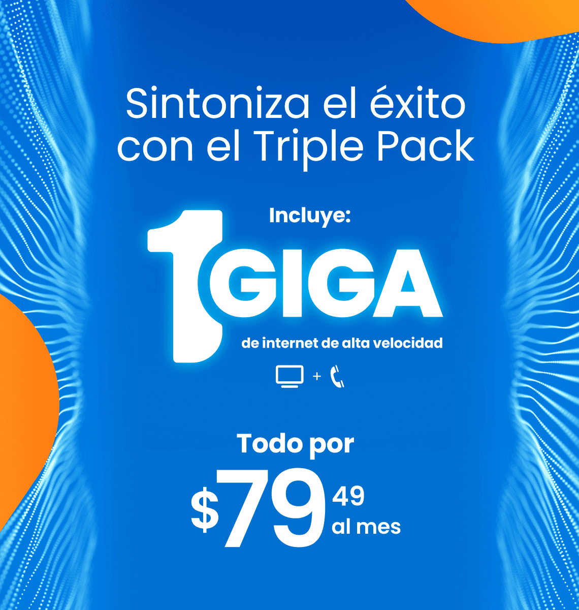 1000 megas por $79.49 al mes desktop