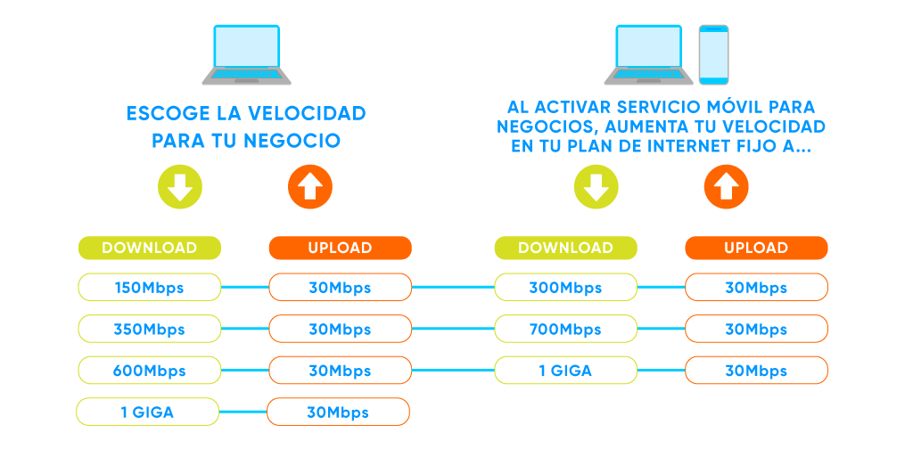 Velocidad Megas Internet Negocios - Liberty Business