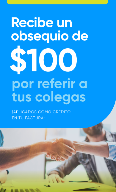 Cliente de Liberty Business: Recibe un obsequio de $100, aplicados como crédito en tu factura, al referirnos tus amigos.