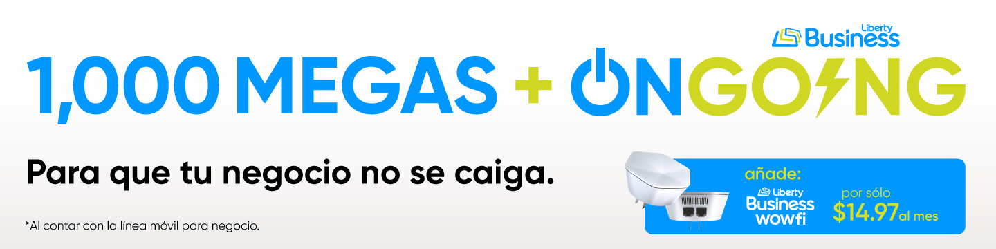 ¡Obtén una solución completa para la continuidad de tu negocio con esta oferta! Te ofrecemos 1,000 megas de internet de alta velocidad, el más rápido en Puerto Rico.