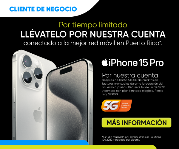 iPhone 15 Pro Por Nuestra Cuenta