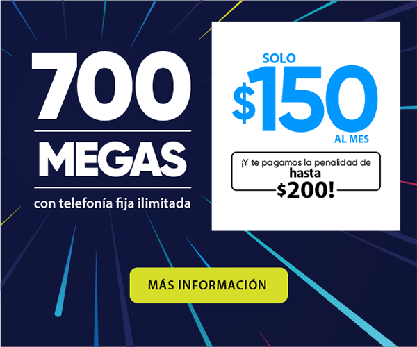 700 Megas + eStore + Ciberseguridad