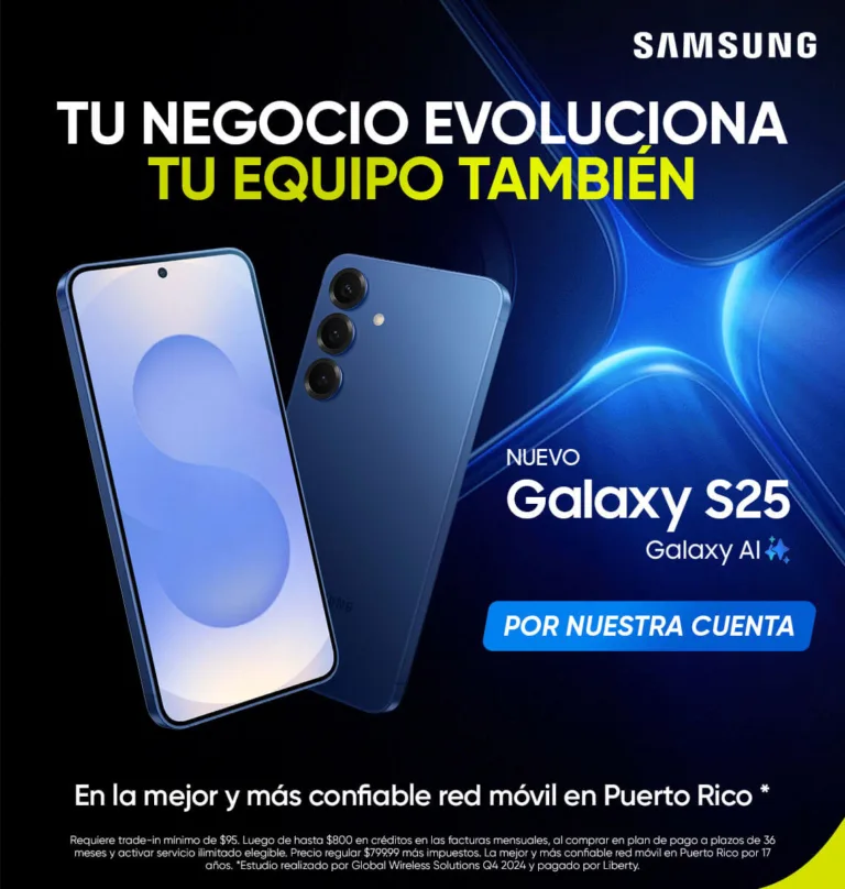 Llévate tu Samsung Galaxy S25 con Liberty Business
